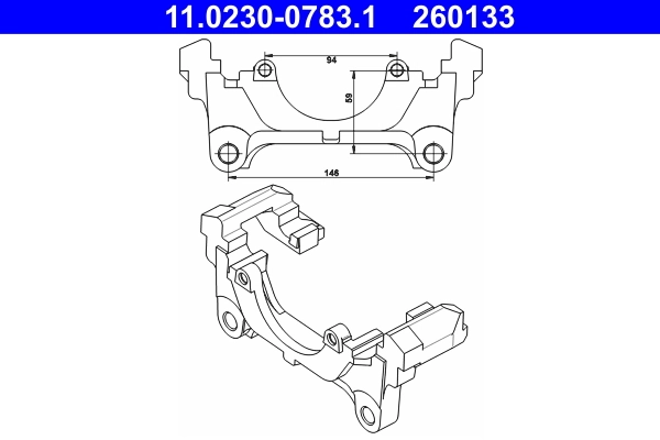 Bracket, brake caliper