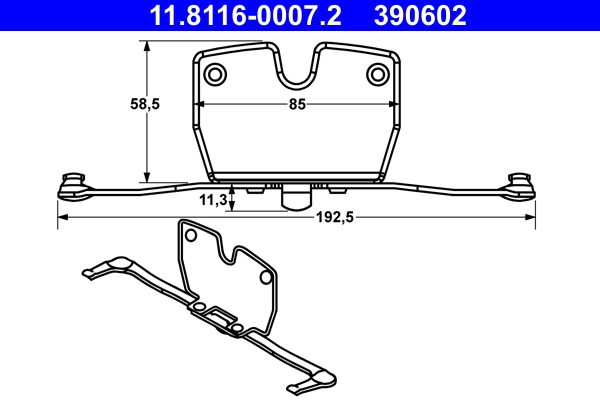 Spring, brake caliper