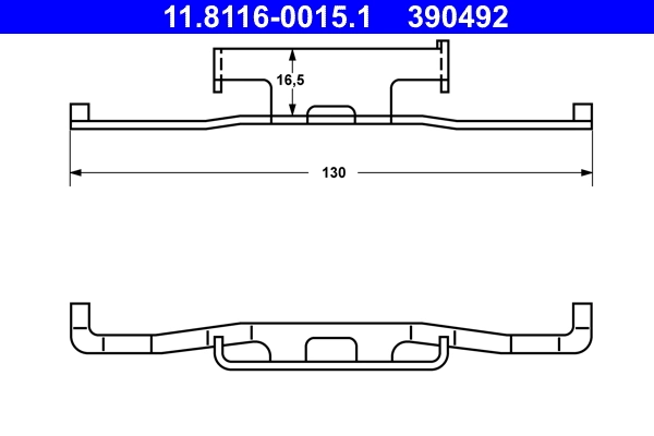 Spring, brake caliper