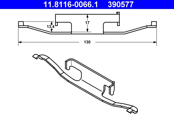 Spring, brake caliper