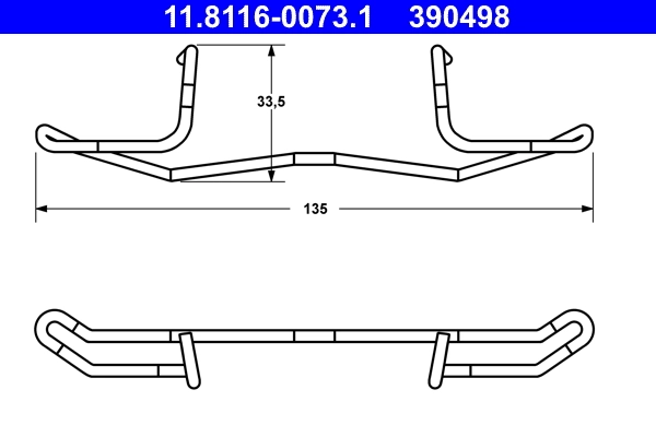 Spring, brake caliper