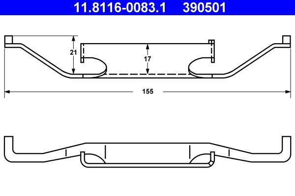 Spring, brake caliper