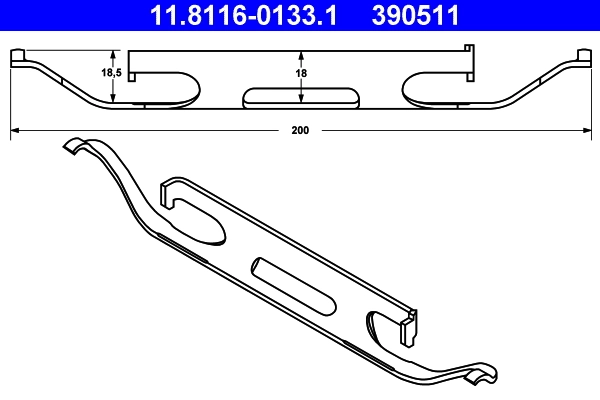 Spring, brake caliper