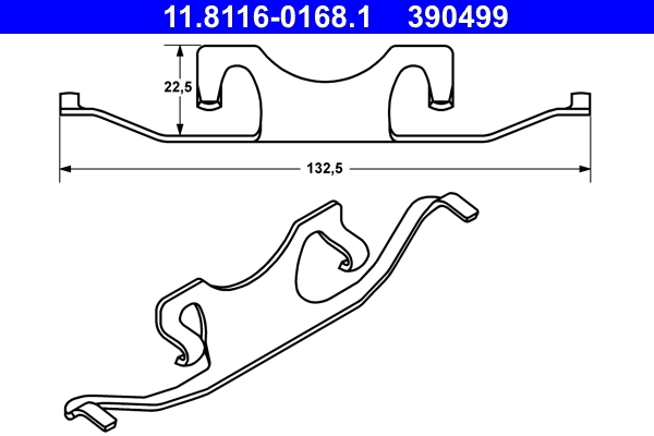 Spring, brake caliper