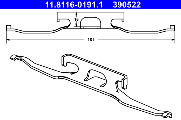 Spring, brake caliper