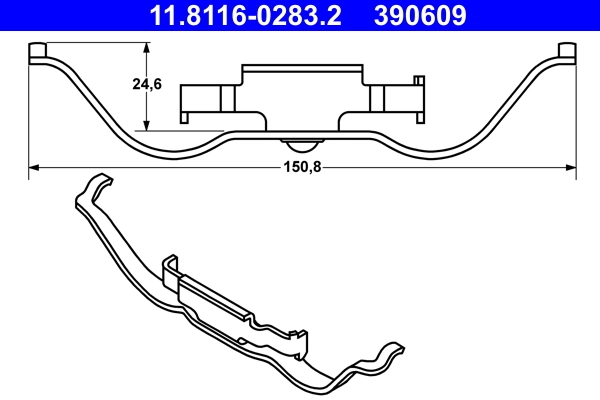 Spring, brake caliper