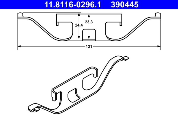 Spring, brake caliper