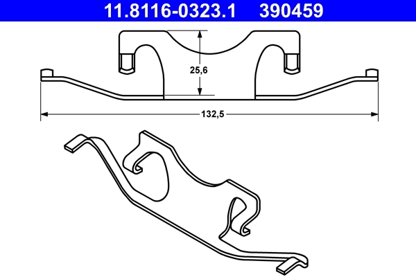 Spring, brake caliper
