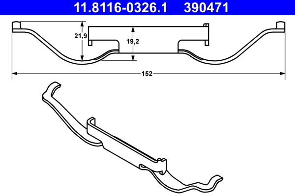 Spring, brake caliper