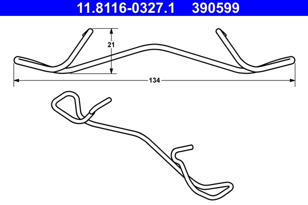 Spring, brake caliper