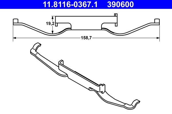 Spring, brake caliper