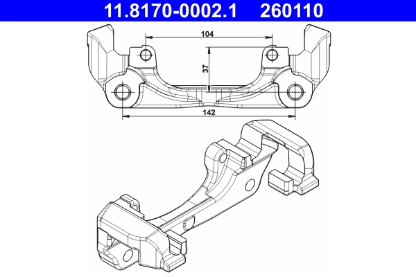 Bracket, brake caliper