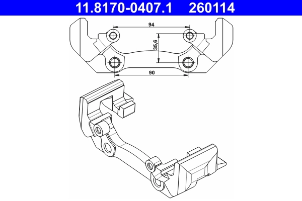 Bracket, brake caliper