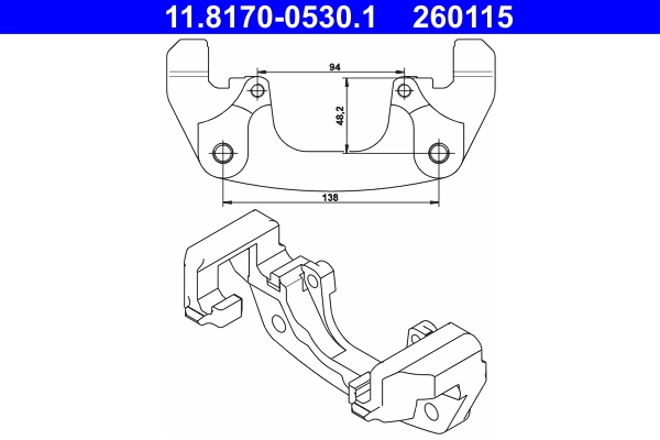 Bracket, brake caliper