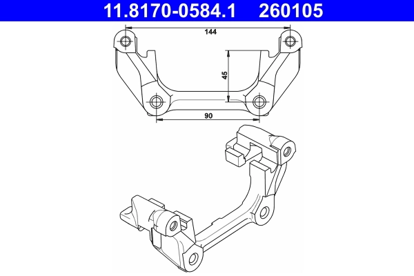Bracket, brake caliper