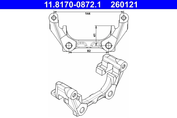 Bracket, brake caliper
