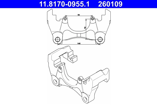 Bracket, brake caliper