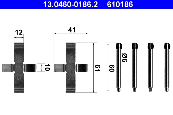 Accessory Kit, disc brake pad
