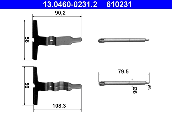 Accessory Kit, disc brake pad