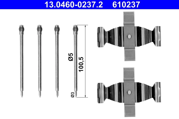 Accessory Kit, disc brake pad