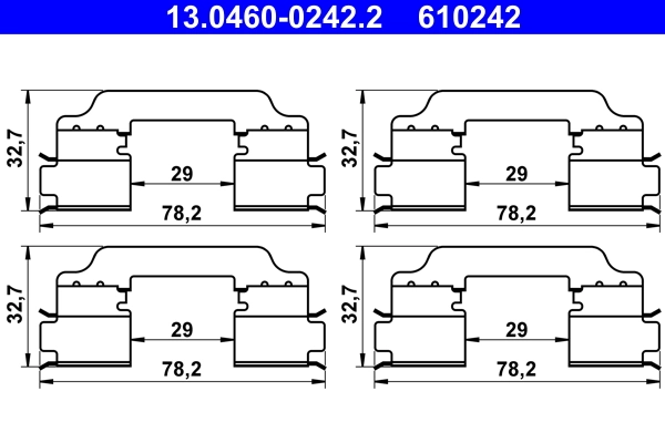 Accessory Kit, disc brake pad