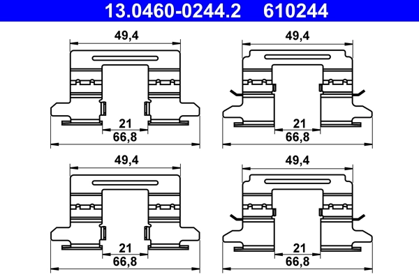 Accessory Kit, disc brake pad