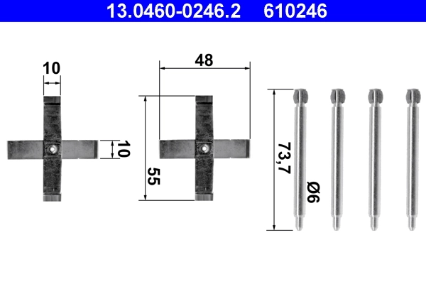 Accessory Kit, disc brake pad