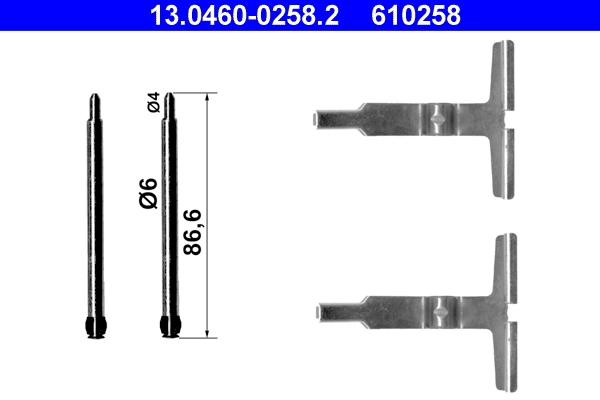 Accessory Kit, disc brake pad
