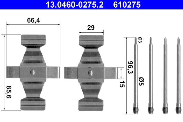 Accessory Kit, disc brake pad