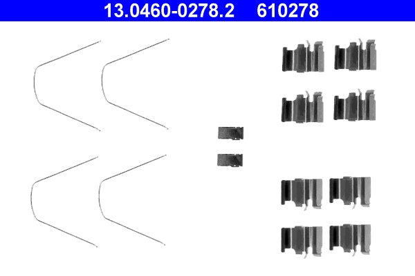 Accessory Kit, disc brake pad