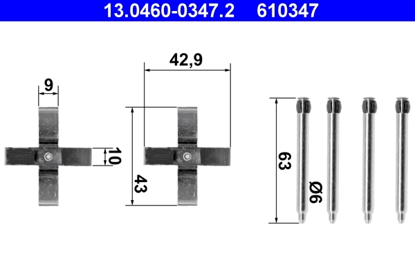 Accessory Kit, disc brake pad