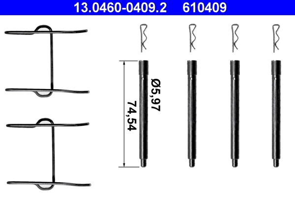 Accessory Kit, disc brake pad