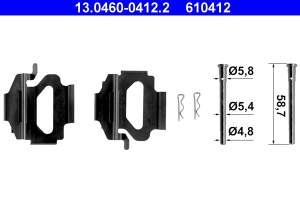 Accessory Kit, disc brake pad