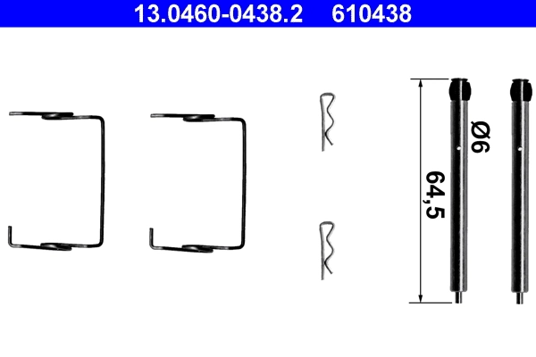 Accessory Kit, disc brake pad