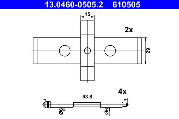 Accessory Kit, disc brake pad