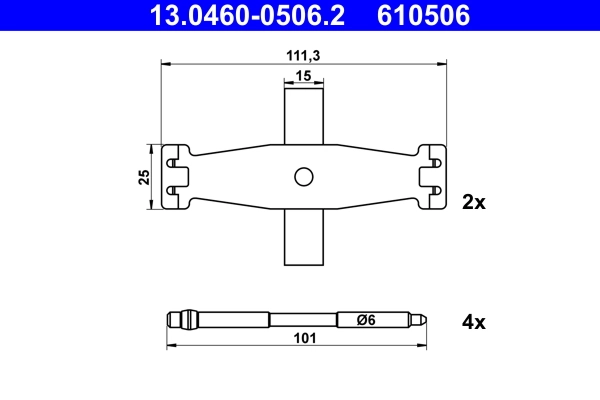 Accessory Kit, disc brake pad