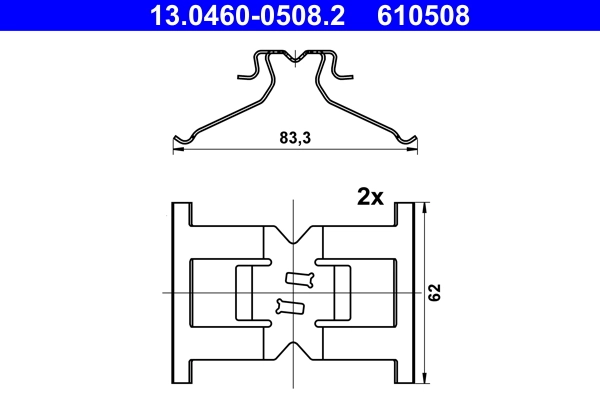 Accessory Kit, disc brake pad