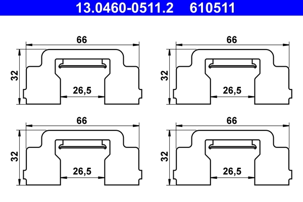 Accessory Kit, disc brake pad