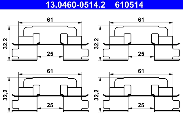 Accessory Kit, disc brake pad