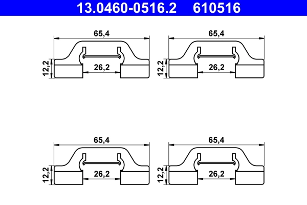 Accessory Kit, disc brake pad