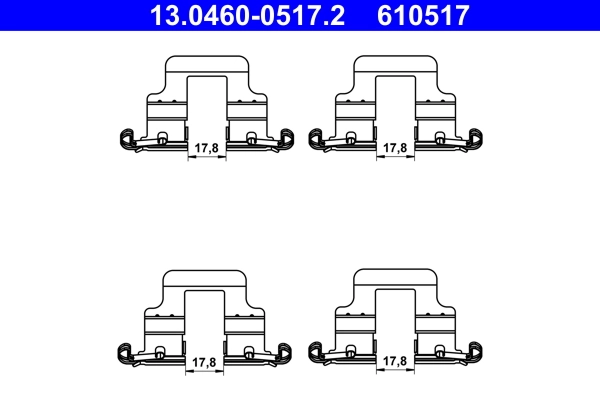 Accessory Kit, disc brake pad