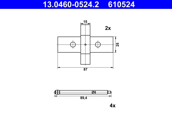 Accessory Kit, disc brake pad