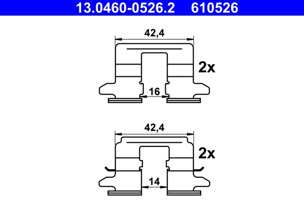 Accessory Kit, disc brake pad