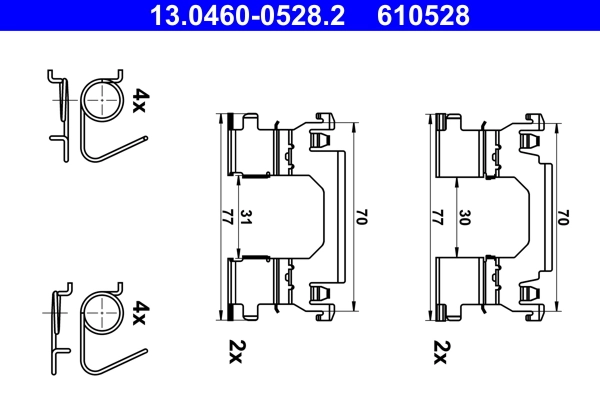 Accessory Kit, disc brake pad