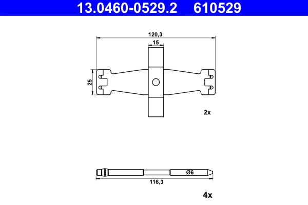 Accessory Kit, disc brake pad