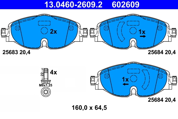 Brake Pad Set, disc brake