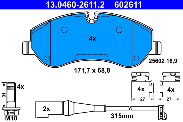 Brake Pad Set, disc brake