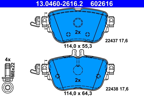 Brake Pad Set, disc brake