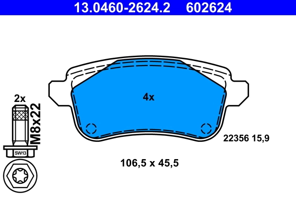 Brake Pad Set, disc brake