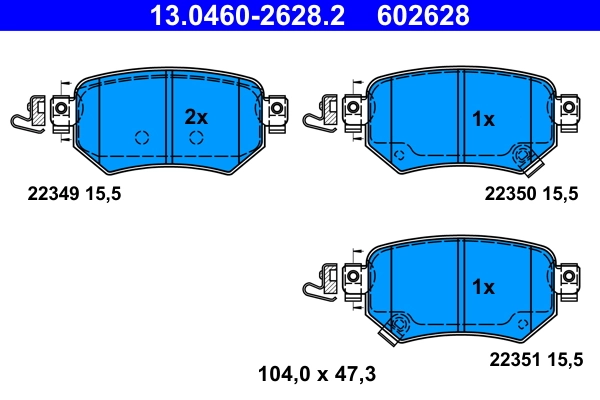 Brake Pad Set, disc brake